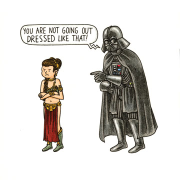 Jeffrey Brown Illustrator of Vader's Little Princess book - Honorable Mention March