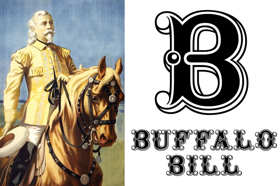 Buffalo Bill Cowboy Font
