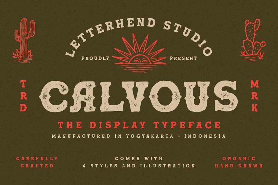 Calvous Old West Font
