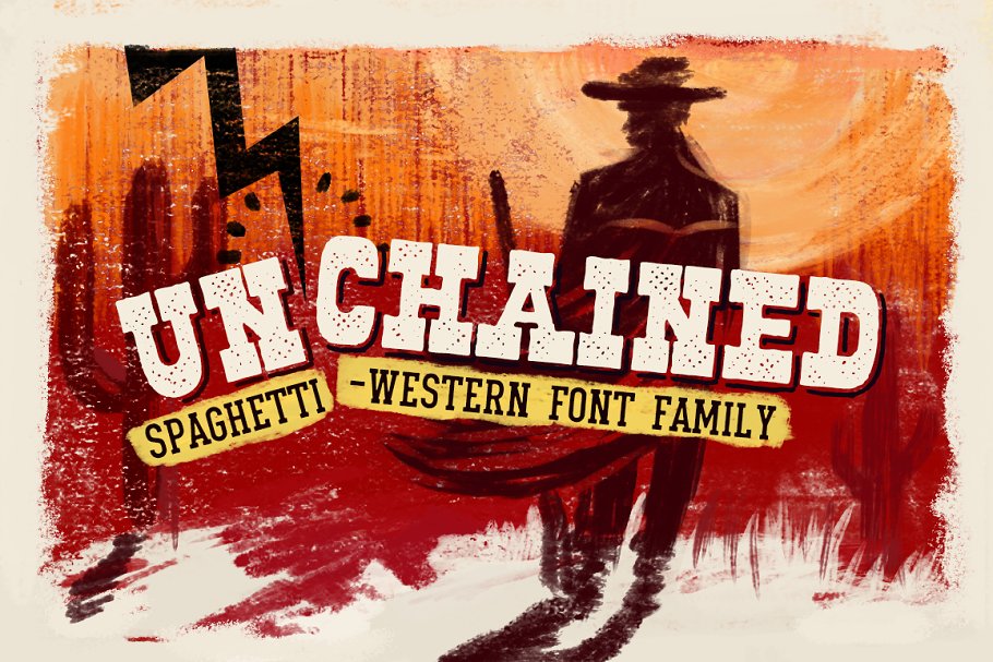 Un'chained Spaghetti Western Font